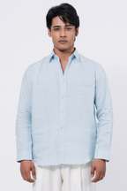 Basic Regular Fit Shirt – Light Blue