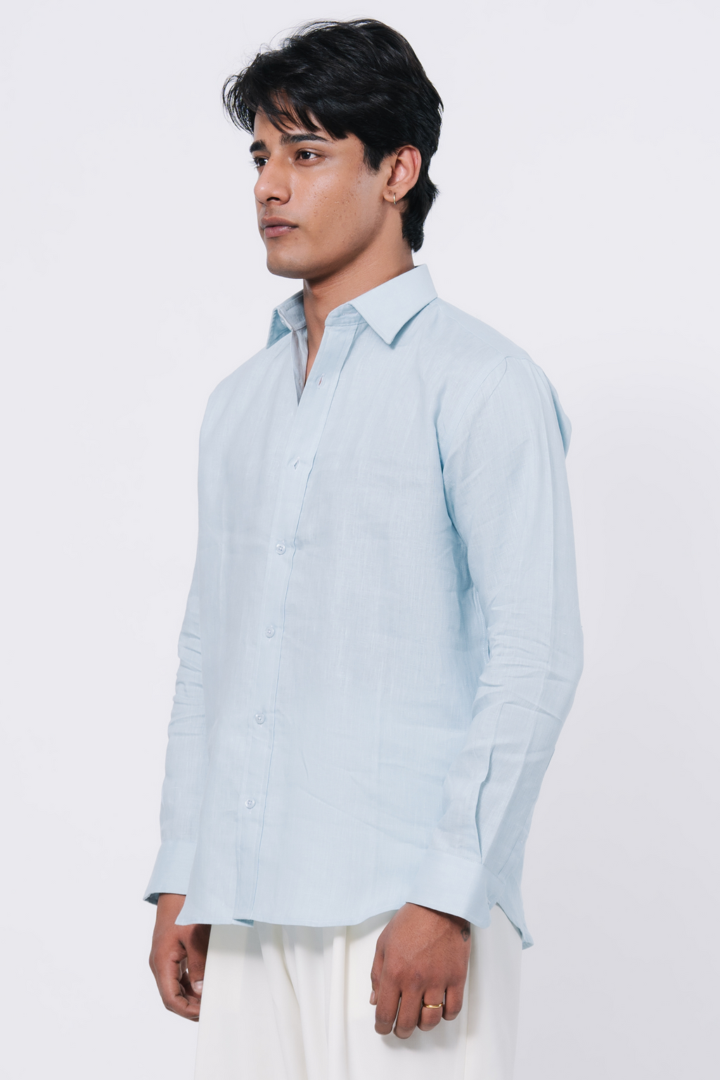 Basic Regular Fit Shirt – Light Blue