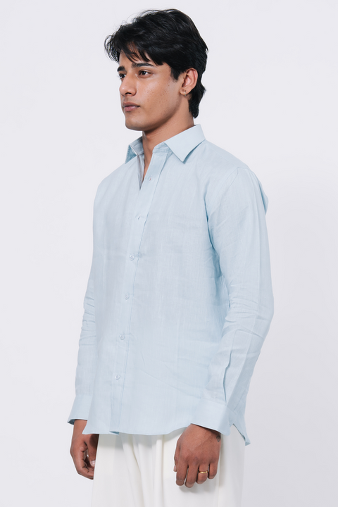 Basic Regular fit Shirt - Light Blue