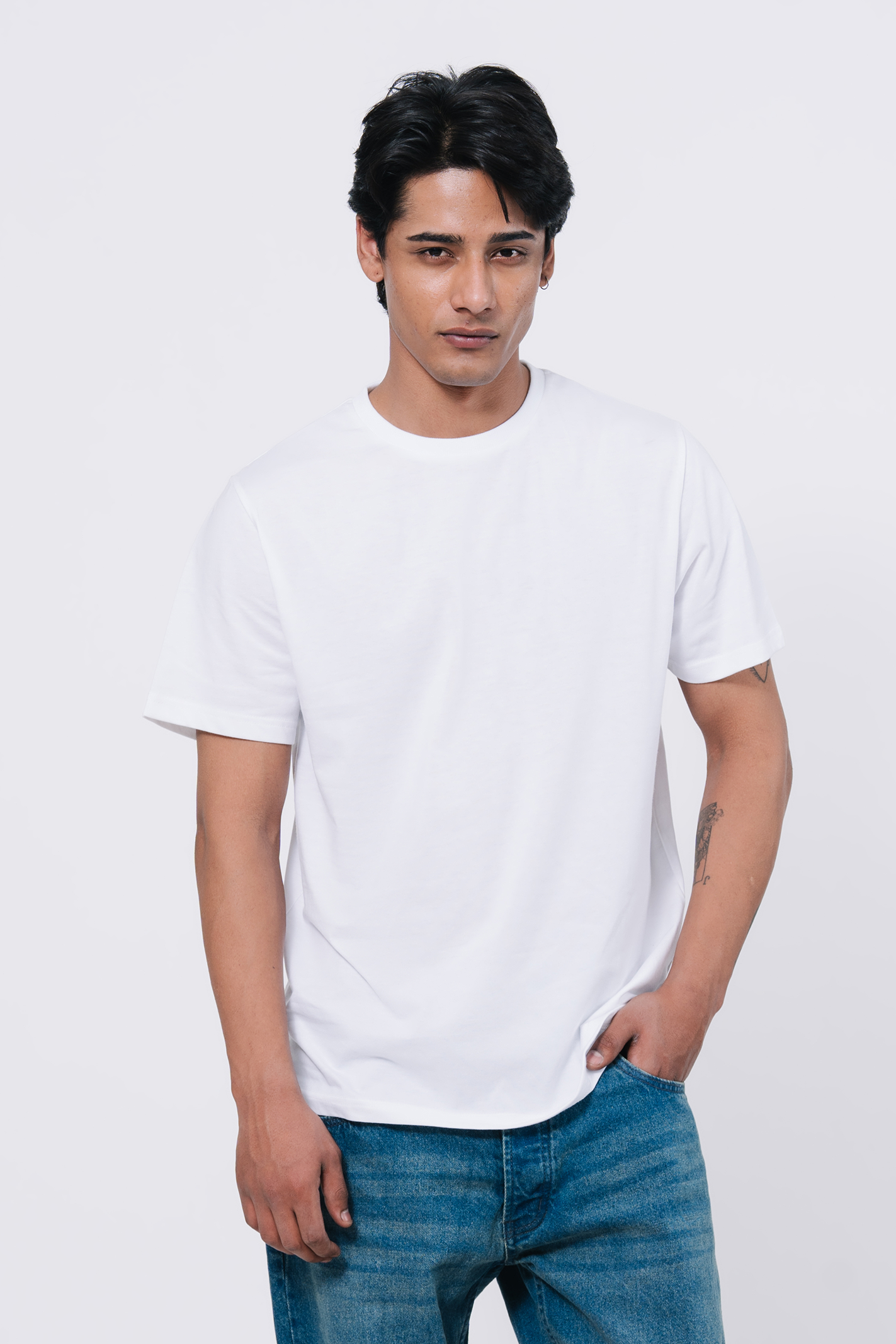 Premium Cotton T-Shirt – White Secondary image