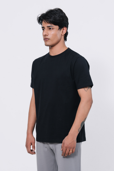 Premium Cotton T Shirt
- Black