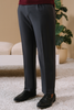 Pleated Adjustable Pants - Grey