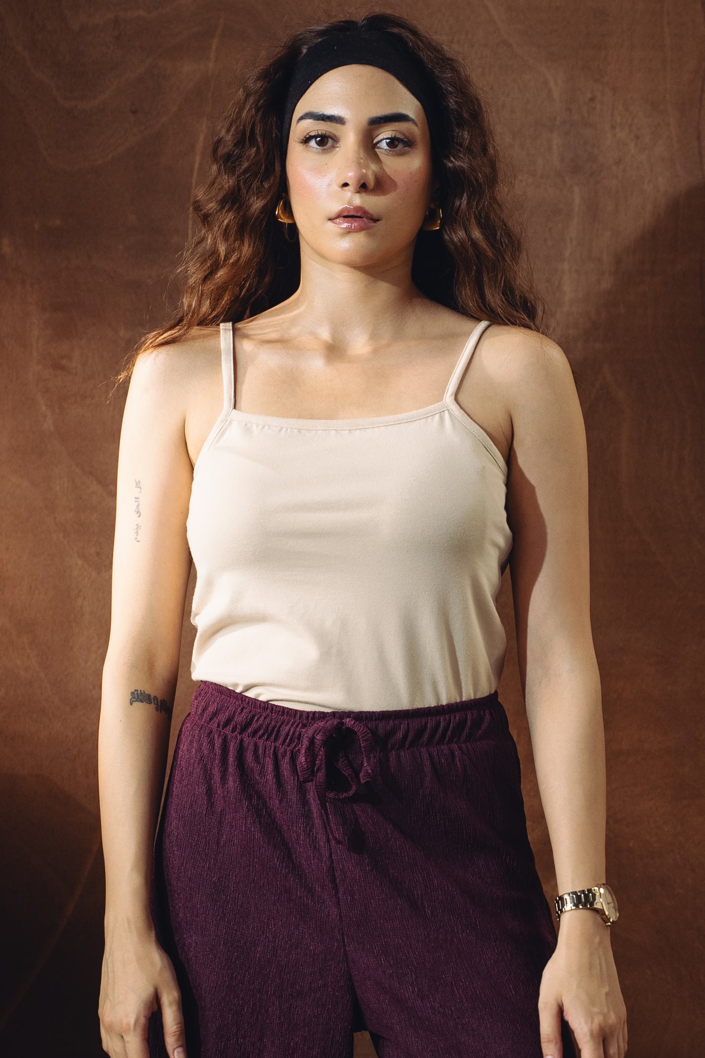 Slim Fit Camisole - Ivory Main image