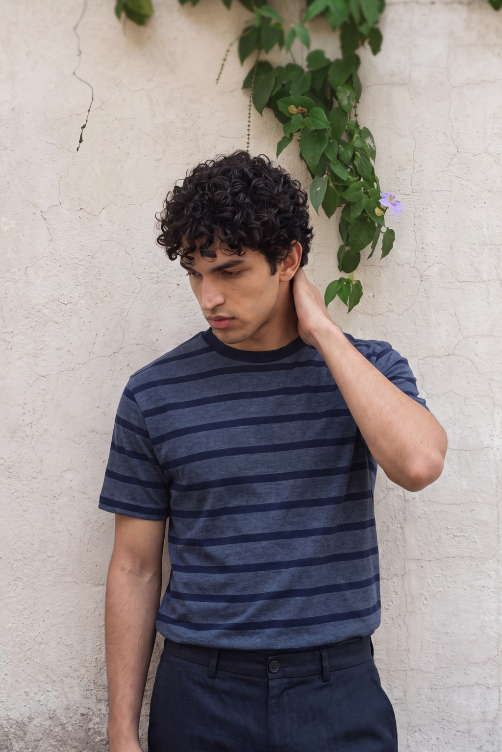 Navy Stripe Tee