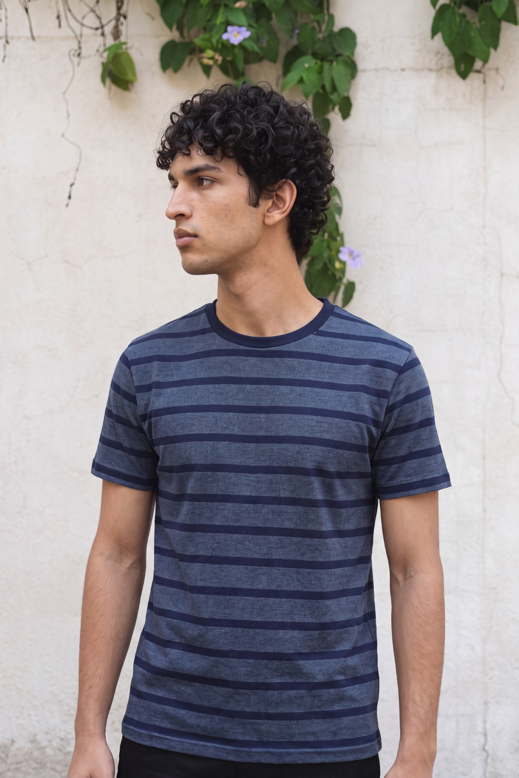 Navy Stripe Tee