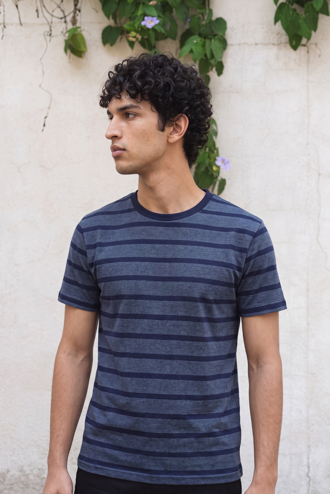 Navy Stripe Tee