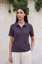 Pique baby Polo - Muave
