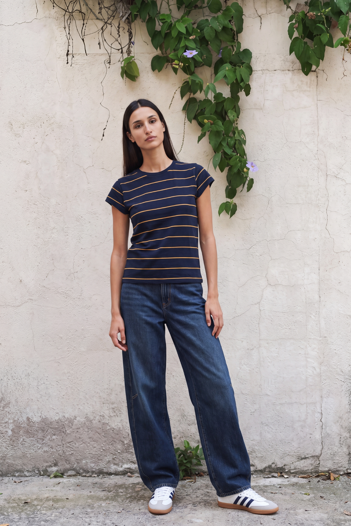 Basic Stripe Tee Secondary image