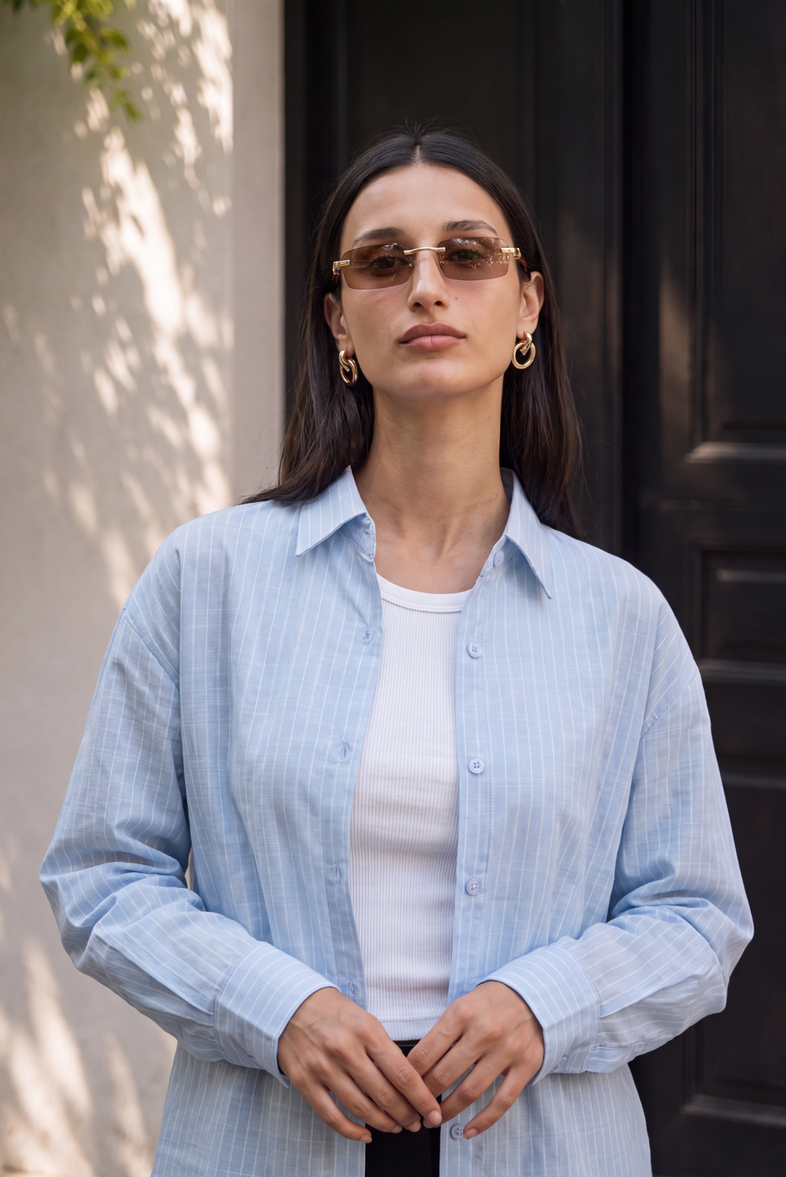 Cotton Candy Shirt - Baby Blue