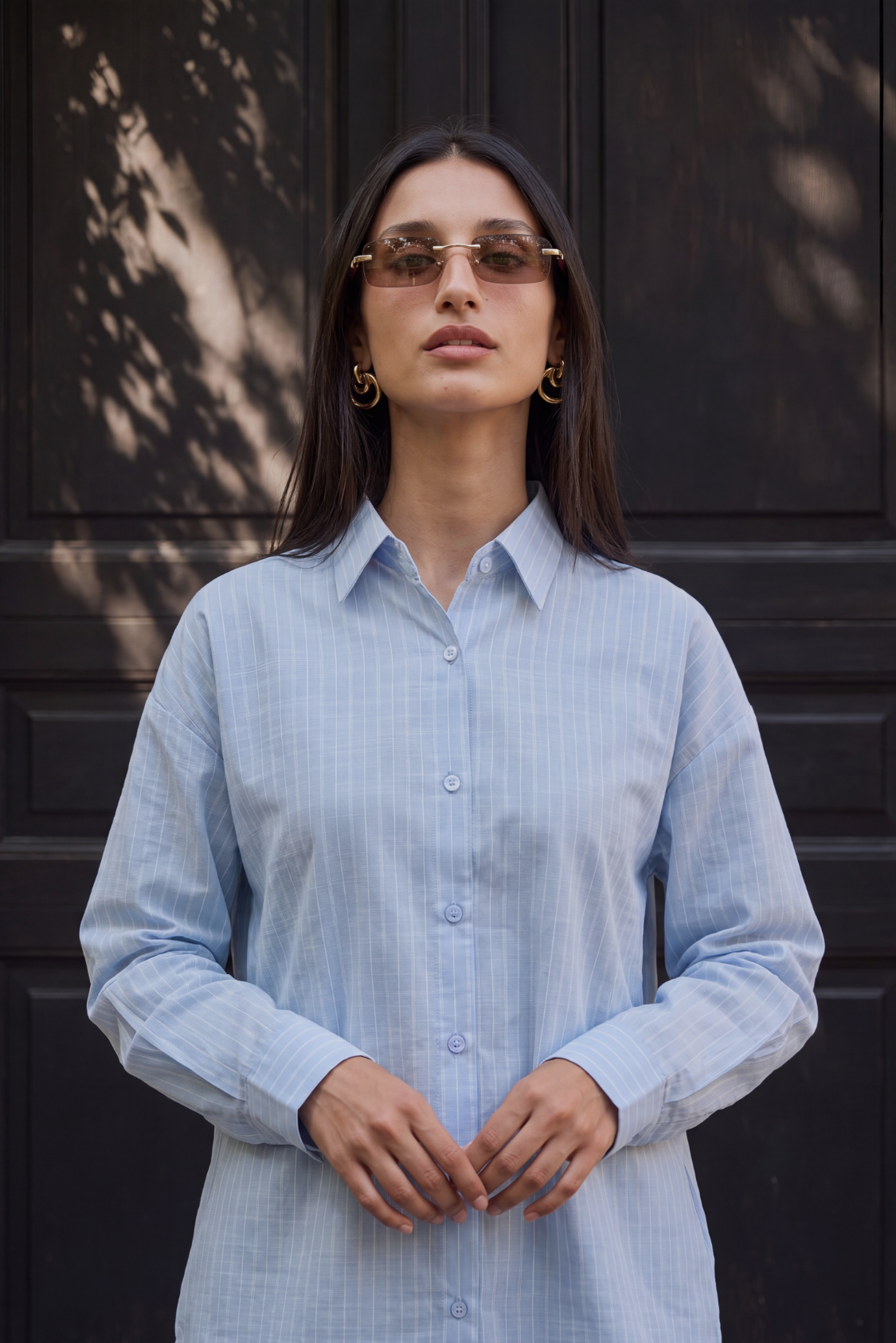 Cotton Candy Shirt - Baby Blue