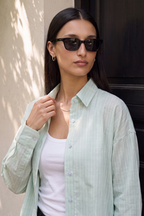 Cotton Candy Shirt - Pastel Green