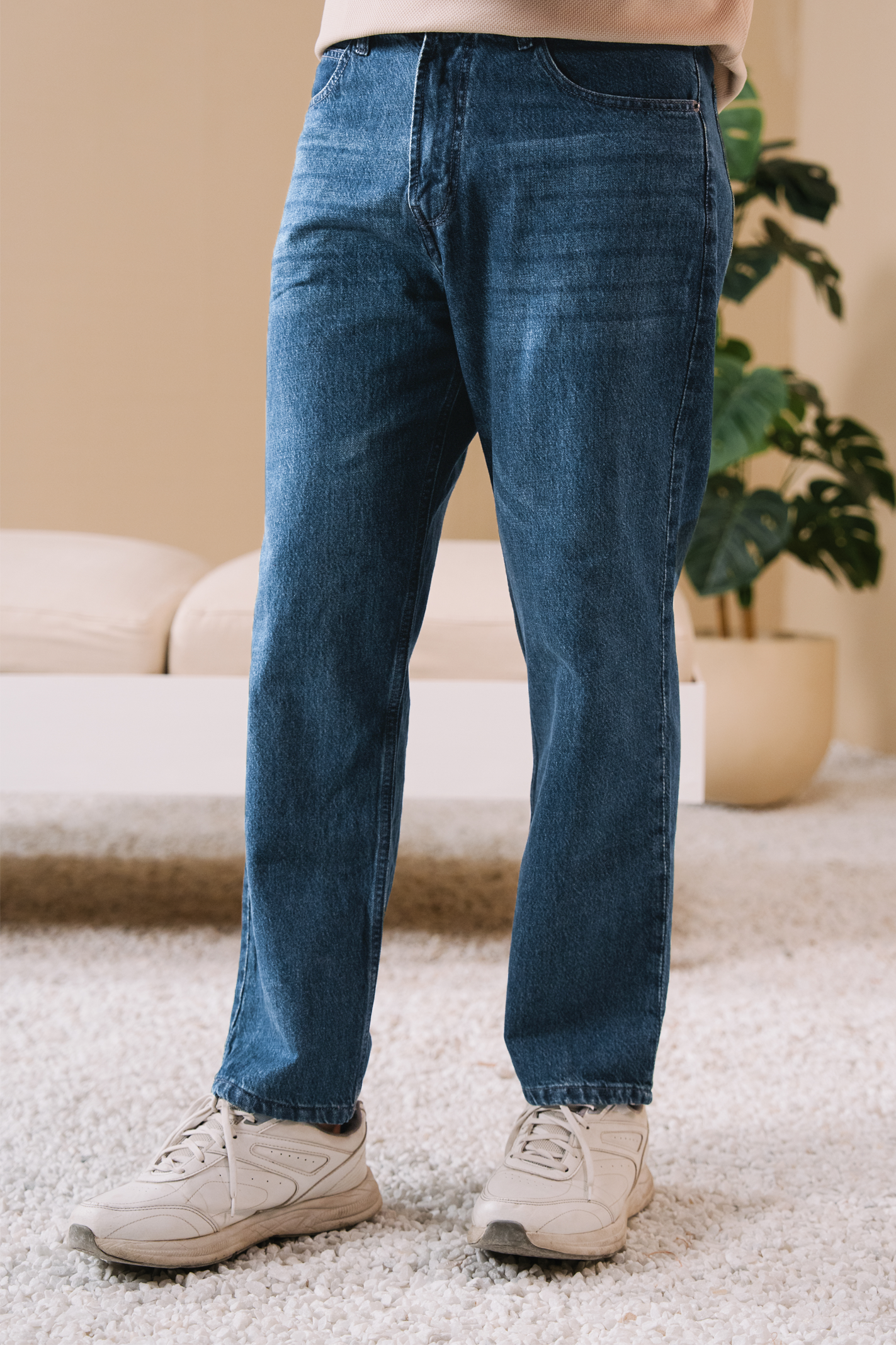 Straight Fit Jeans – Blue Main image