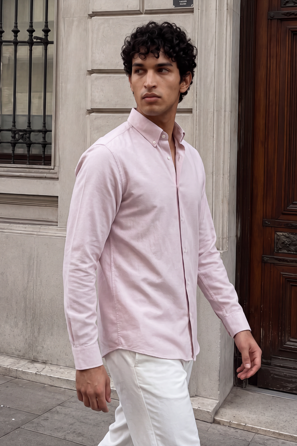 Everyday Linen Shirt - Mauve Fog