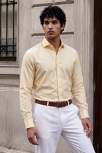 Everyday Solid Shirt - Sand Yellow