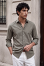 Everyday Linen Shirt - Olive Green
