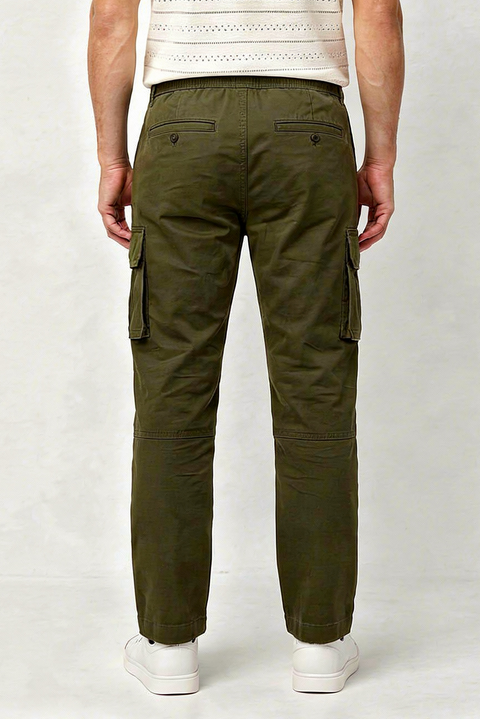 Stretch Cargo Pants – Olive