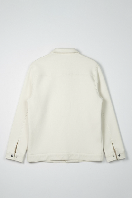 Full Zipper Jacket – Ivory