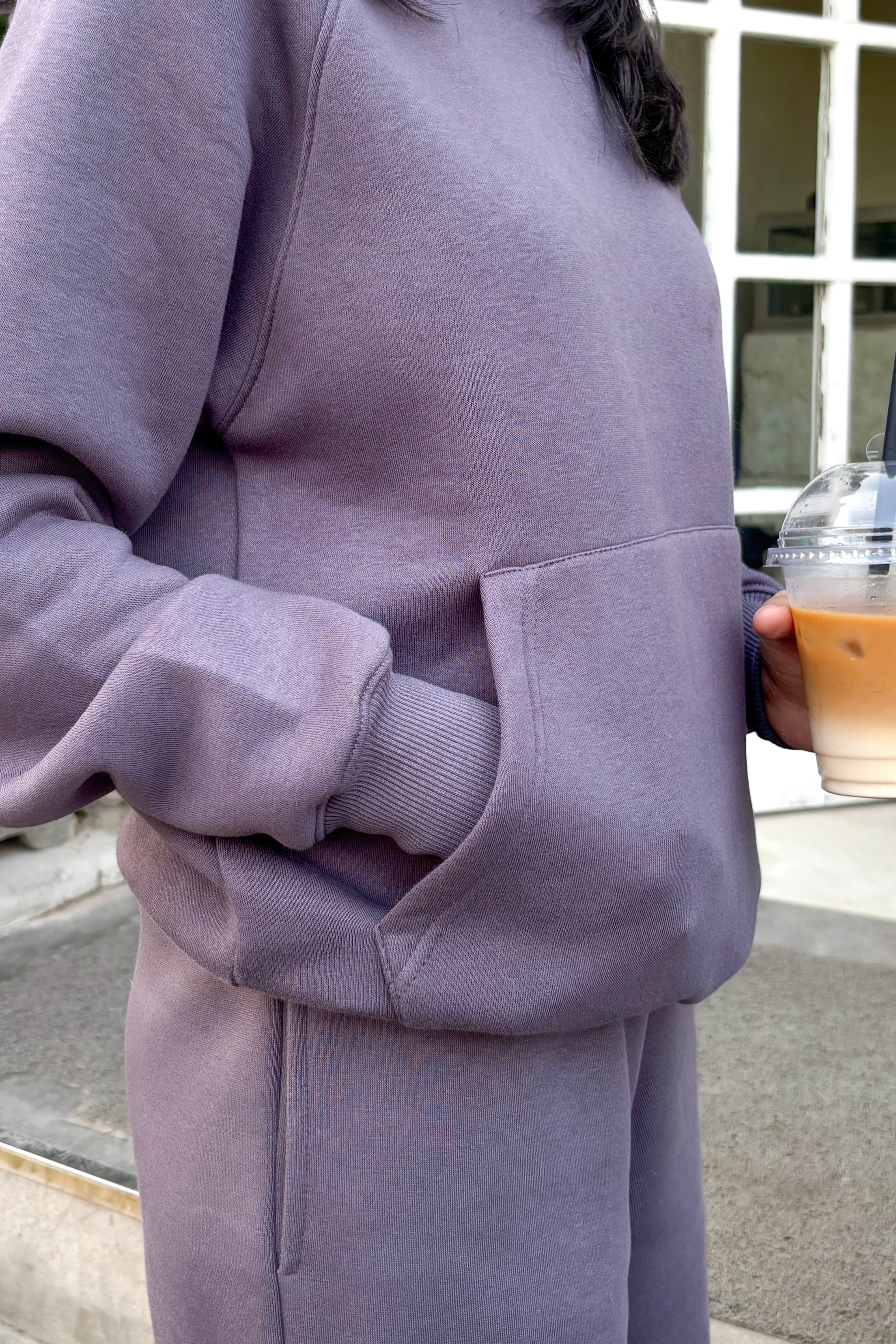 Everyday Hoodie Set - Ash Plum
