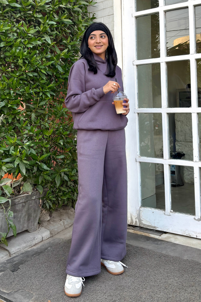Everyday Hoodie Set - Ash Plum