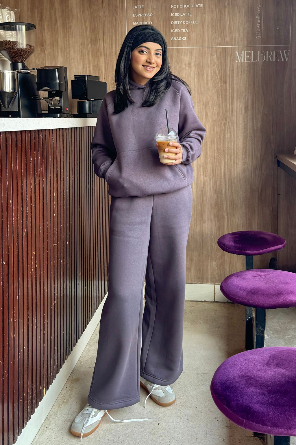 Everyday Hoodie Set - Ash Plum