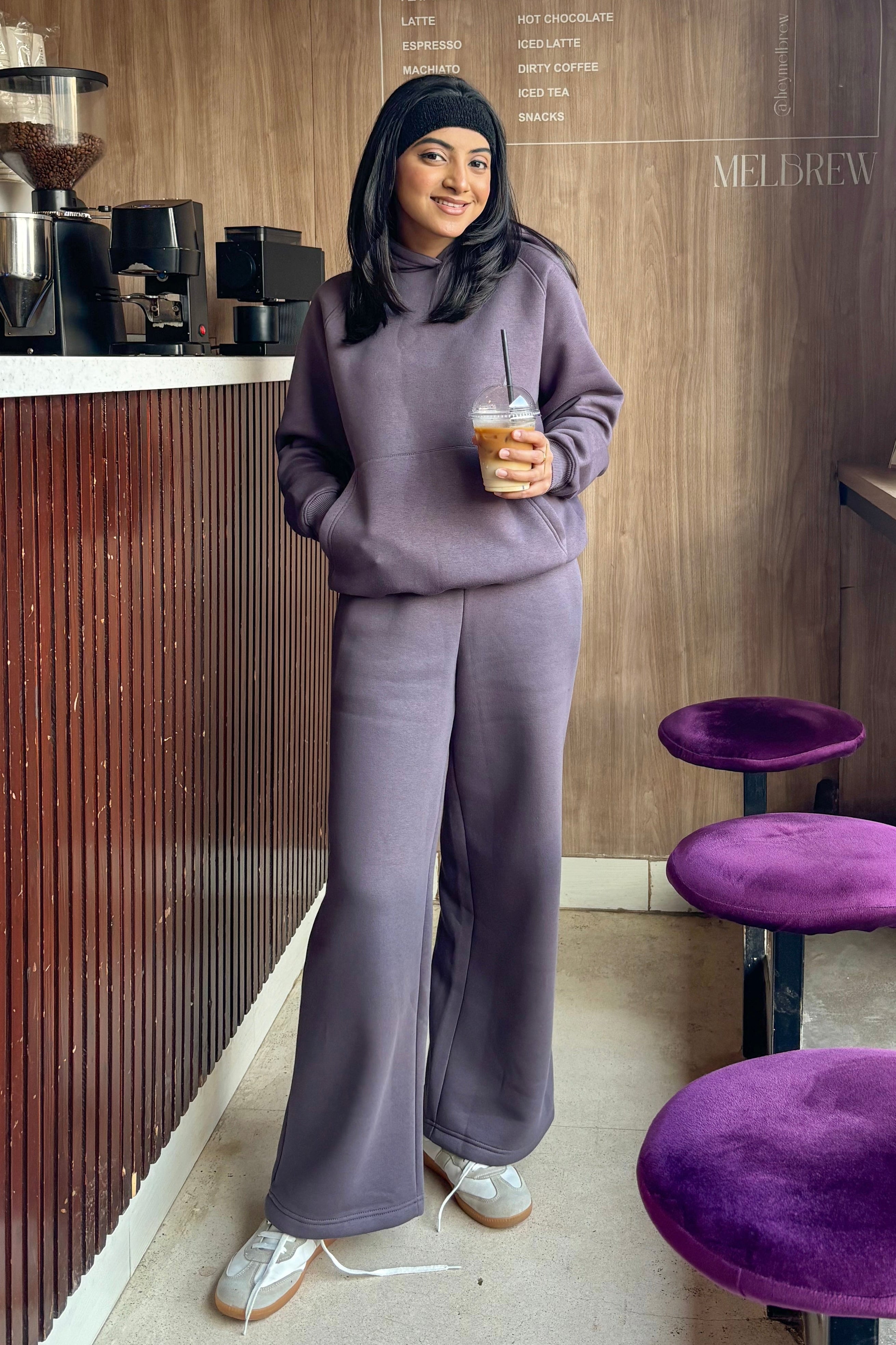 Everyday Hoodie Set - Ash Plum