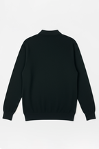 Classic Knitted Polo Shirt - Dark Teal