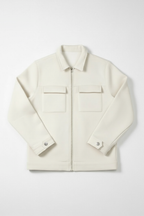 Full Zipper Jacket – Ivory
