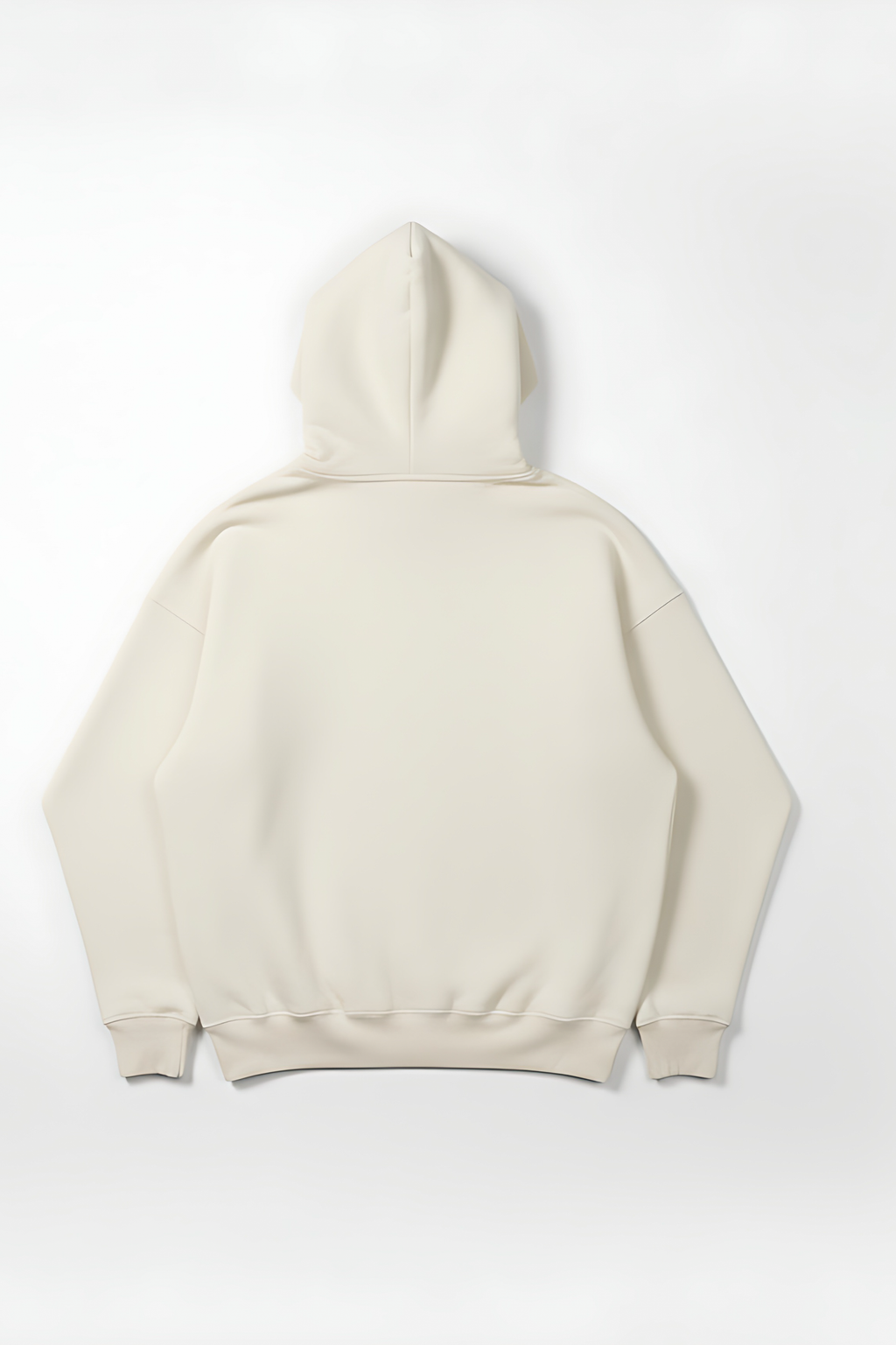Heavy Fleece Pullover Hoodie – Ivory