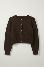 Cocoa Soft Knit Cardigan - Brown