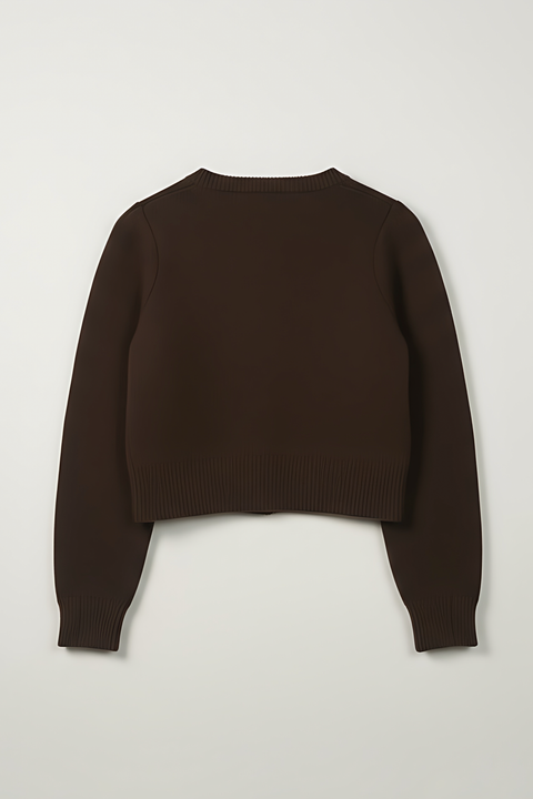 Cocoa Soft Knit Cardigan - Brown