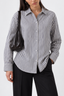 Grey And White Stripes - Women