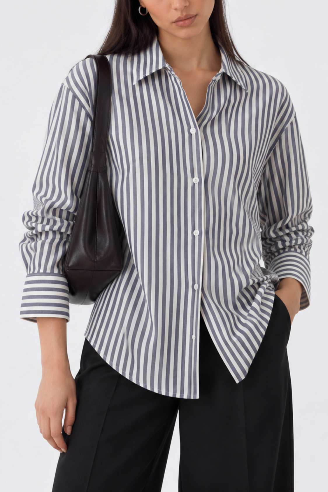 Grey And White Stripes - Women Main image