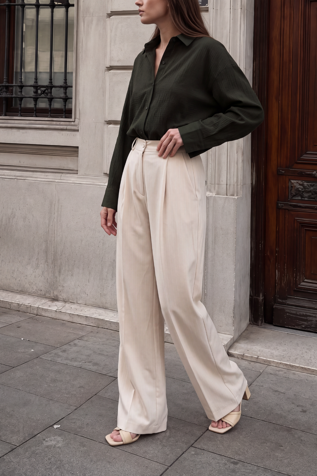 Boss Lady Pants - Cream