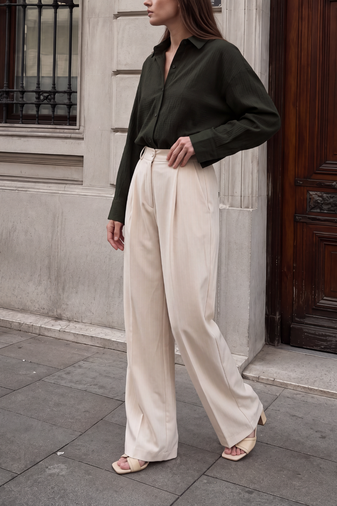Boss Lady Pants - Cream