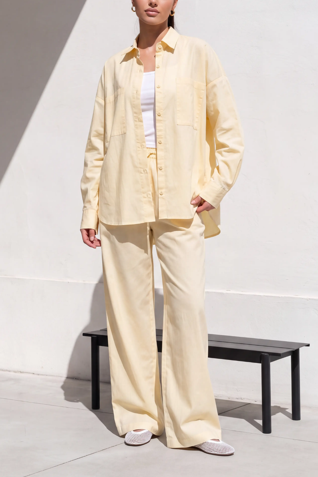 Butter Co-Ord Set - Yellow