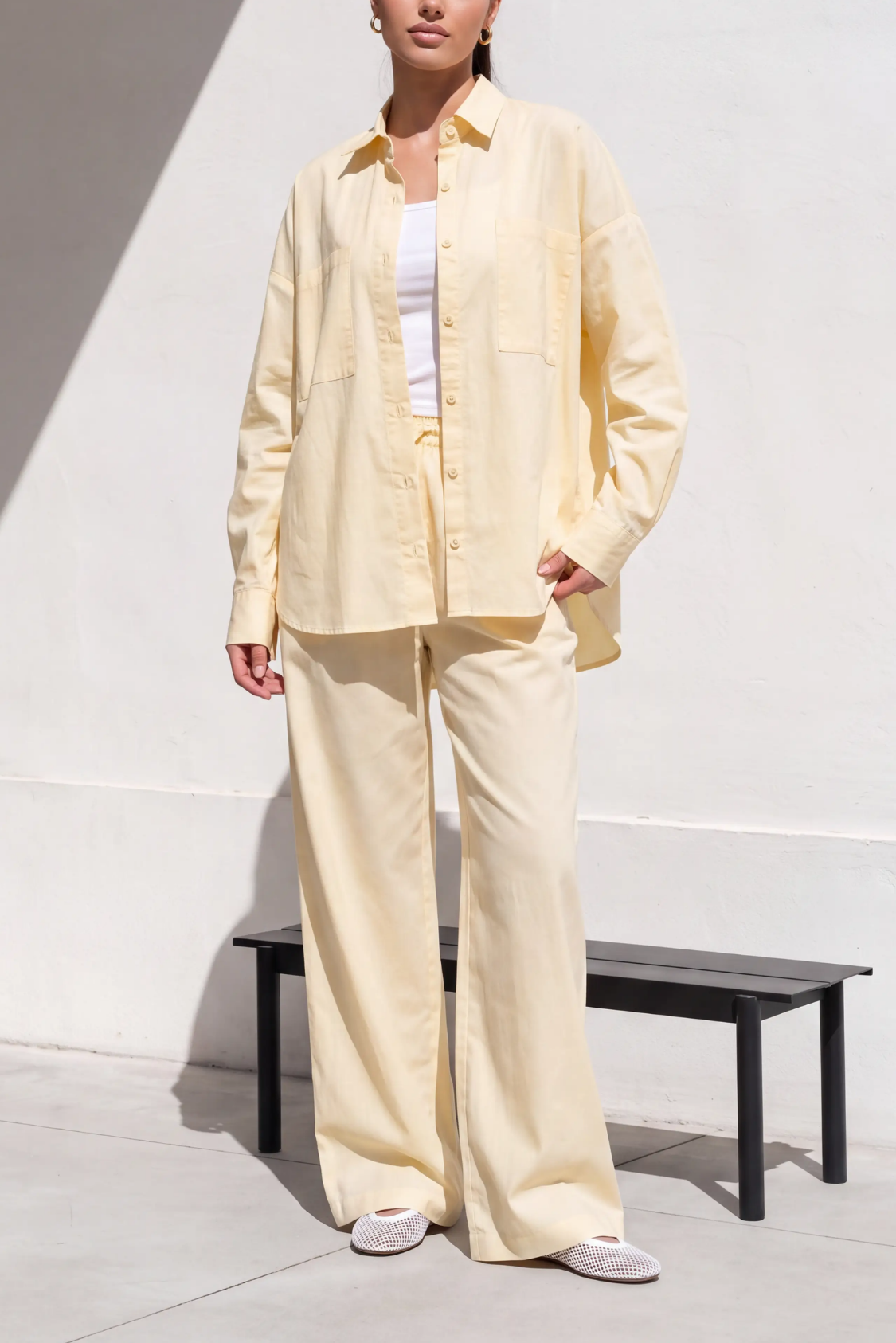 Butter Co-Ord Set - Yellow