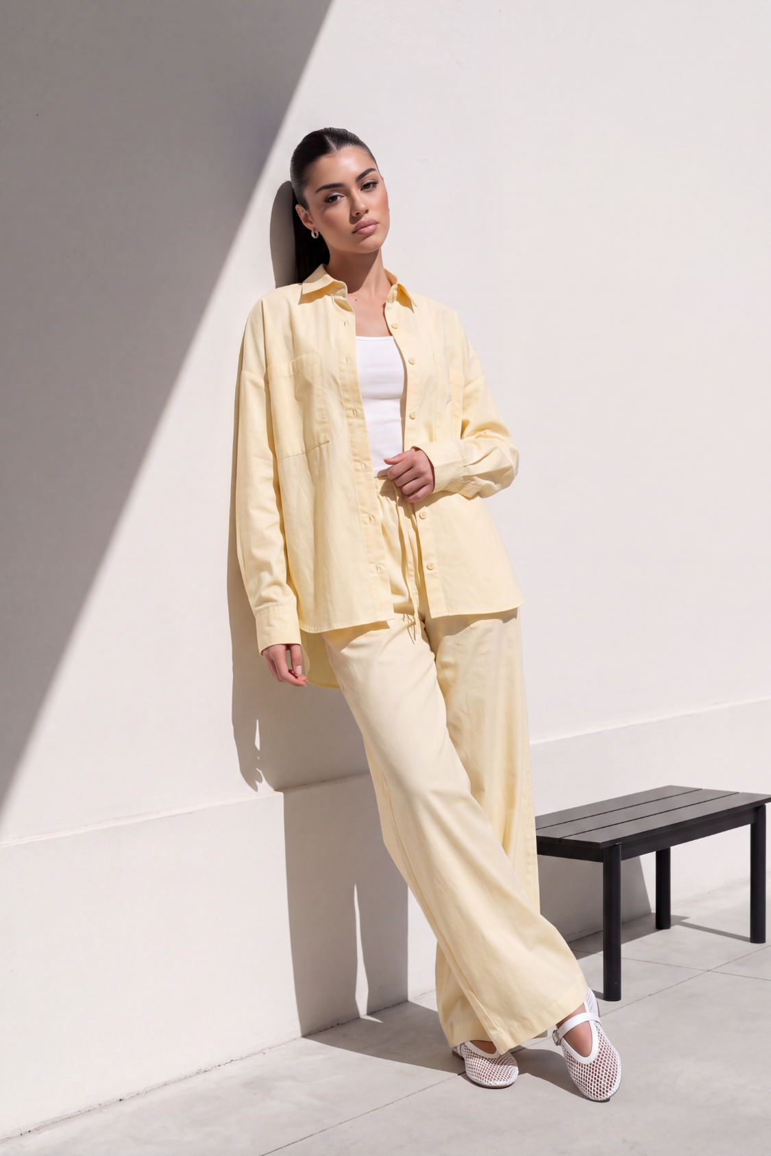 Butter Co-Ord Set - Yellow Main image