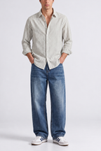 Green And White Stripe - Men