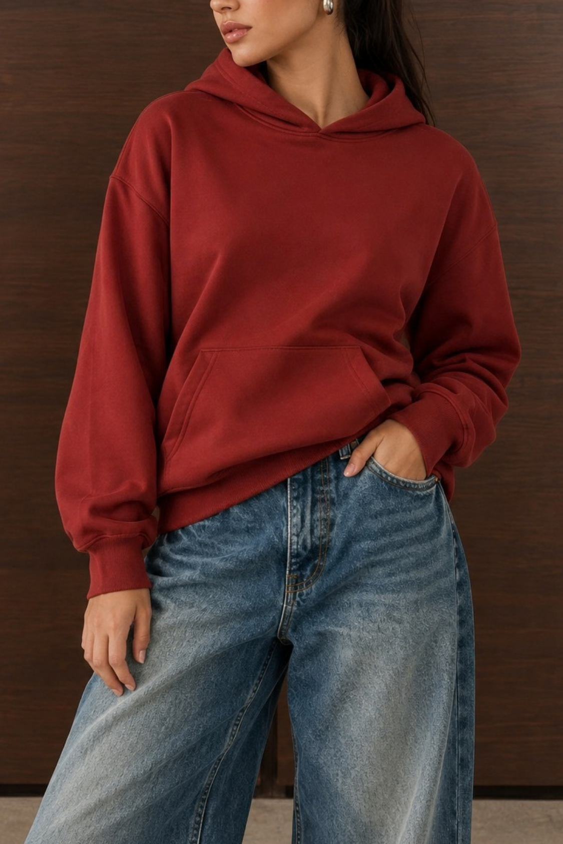 Women Hoodie - Vintage Cherry