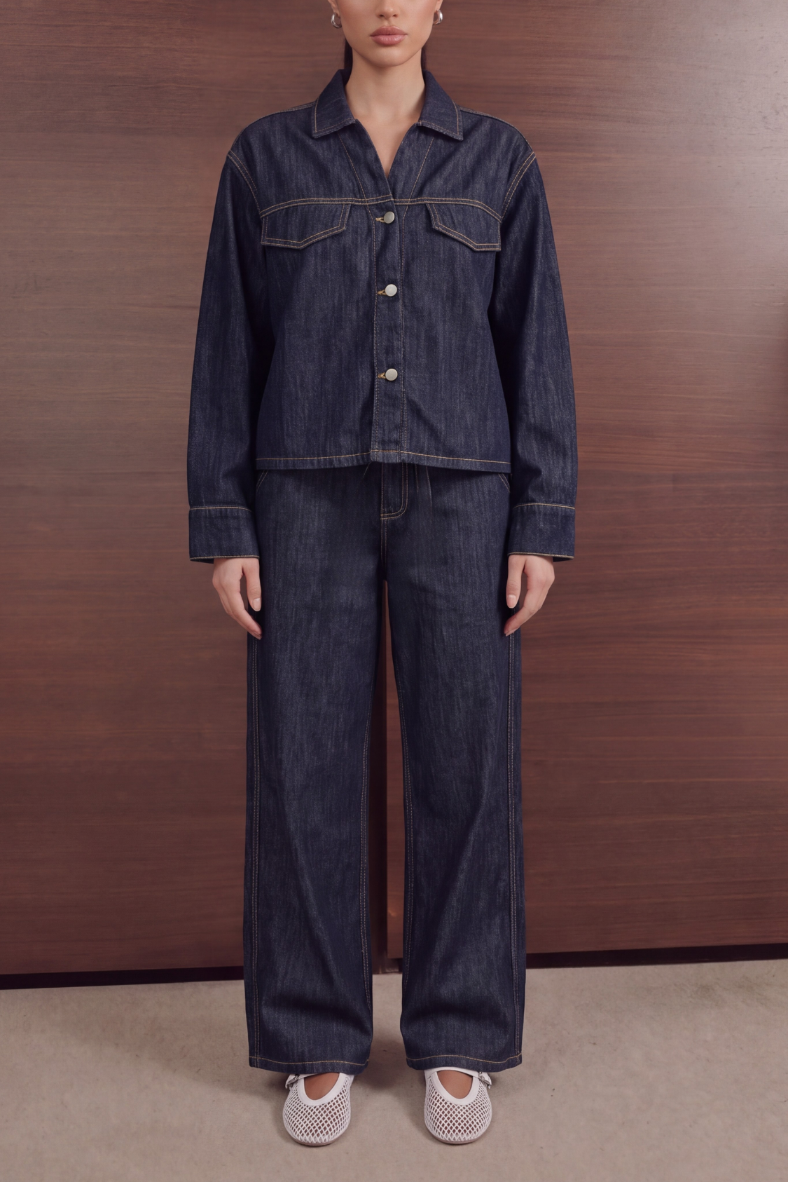 Modern Denim Set - Dark Blue