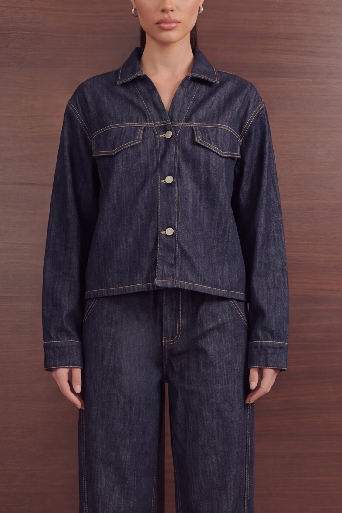Modern Denim Set - Dark Blue Secondary image
