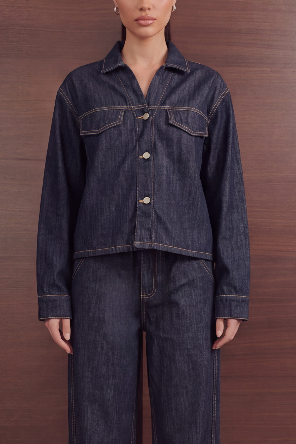 Modern Denim Set - Dark Blue