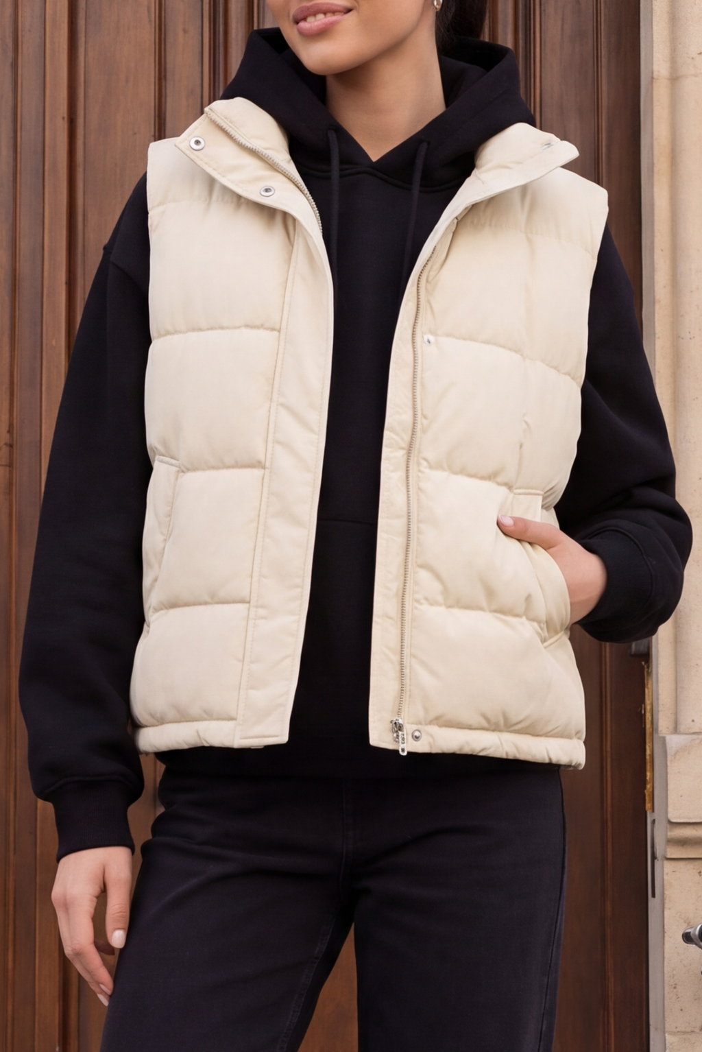 Puffer Gillet - White