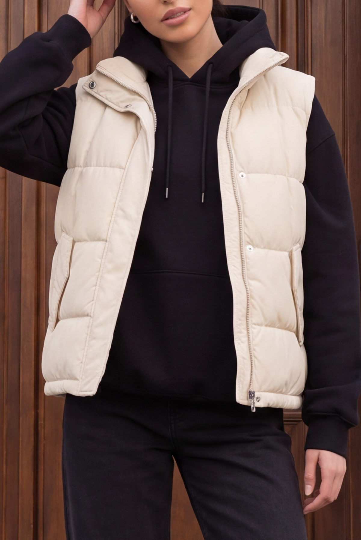 Puffer Gillet - White