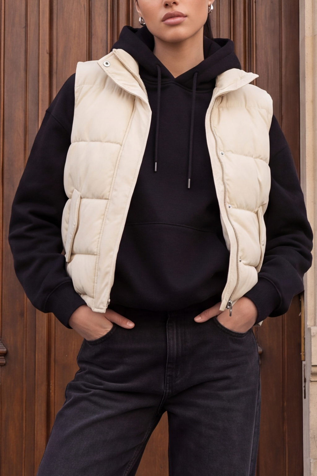 Puffer Gillet - White