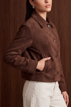 Women’s Heritage Suede Jacket – Brown