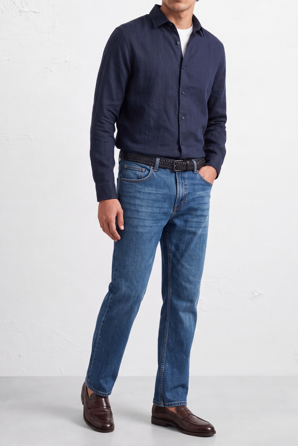 Straight Fit Jeans – Blue