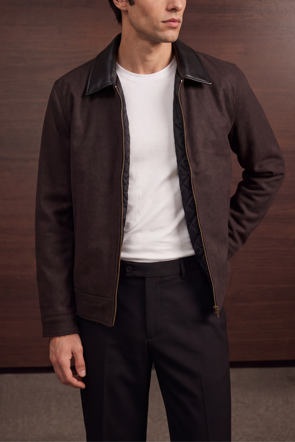Men’s Mercer Wool Jacket – Brown