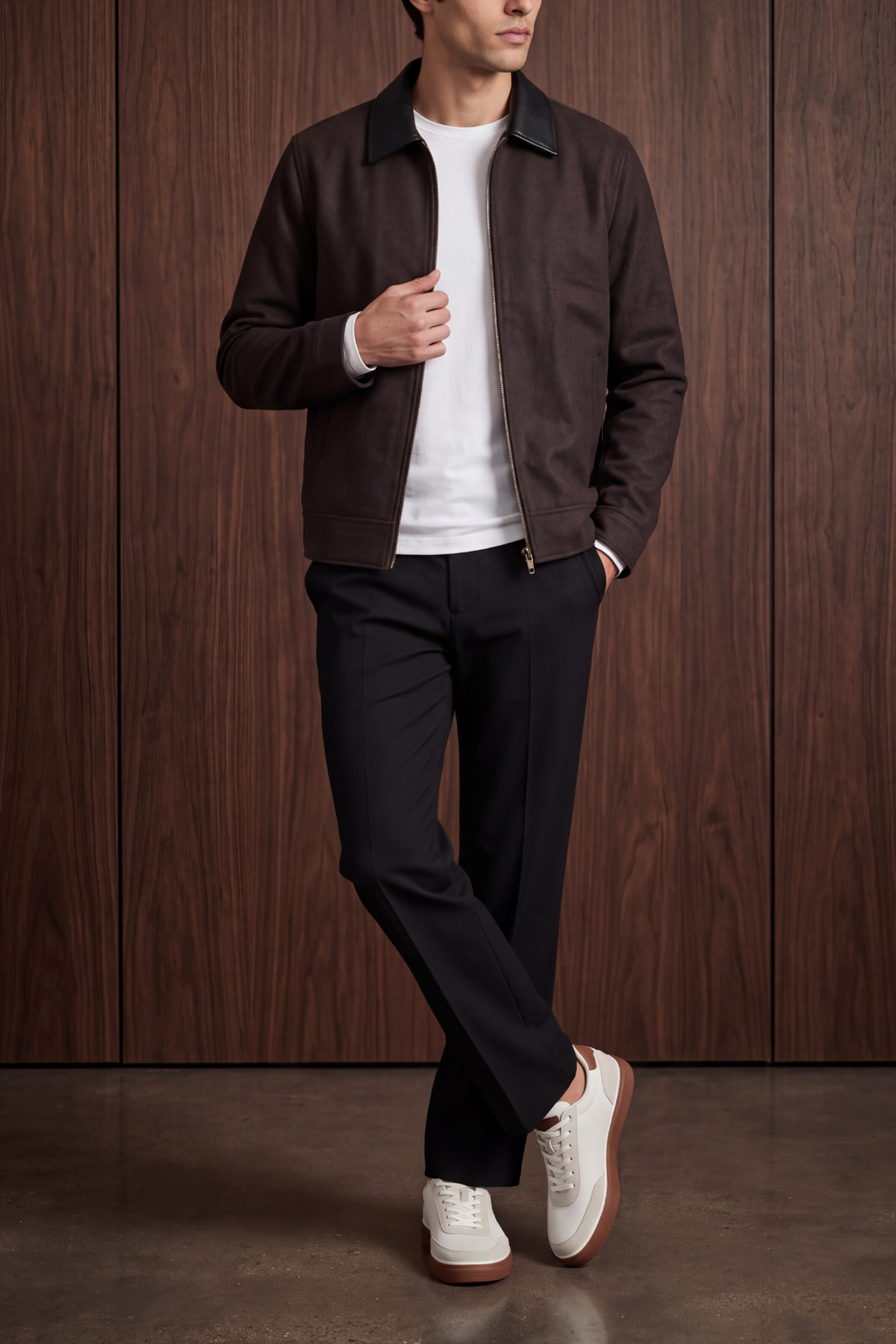 Men’s Mercer Wool Jacket – Brown