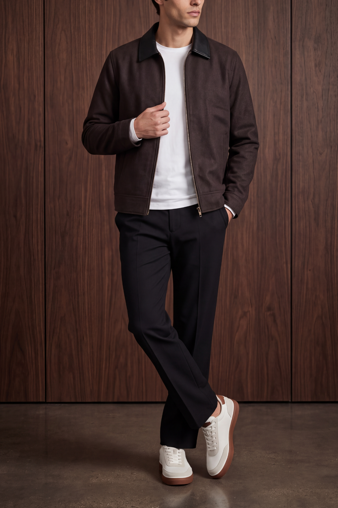 Men’s Mercer Wool Jacket – Brown
